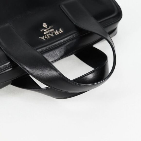 Prada Black Leather Handbag (Pre-Owned) - Picture 5 of 16